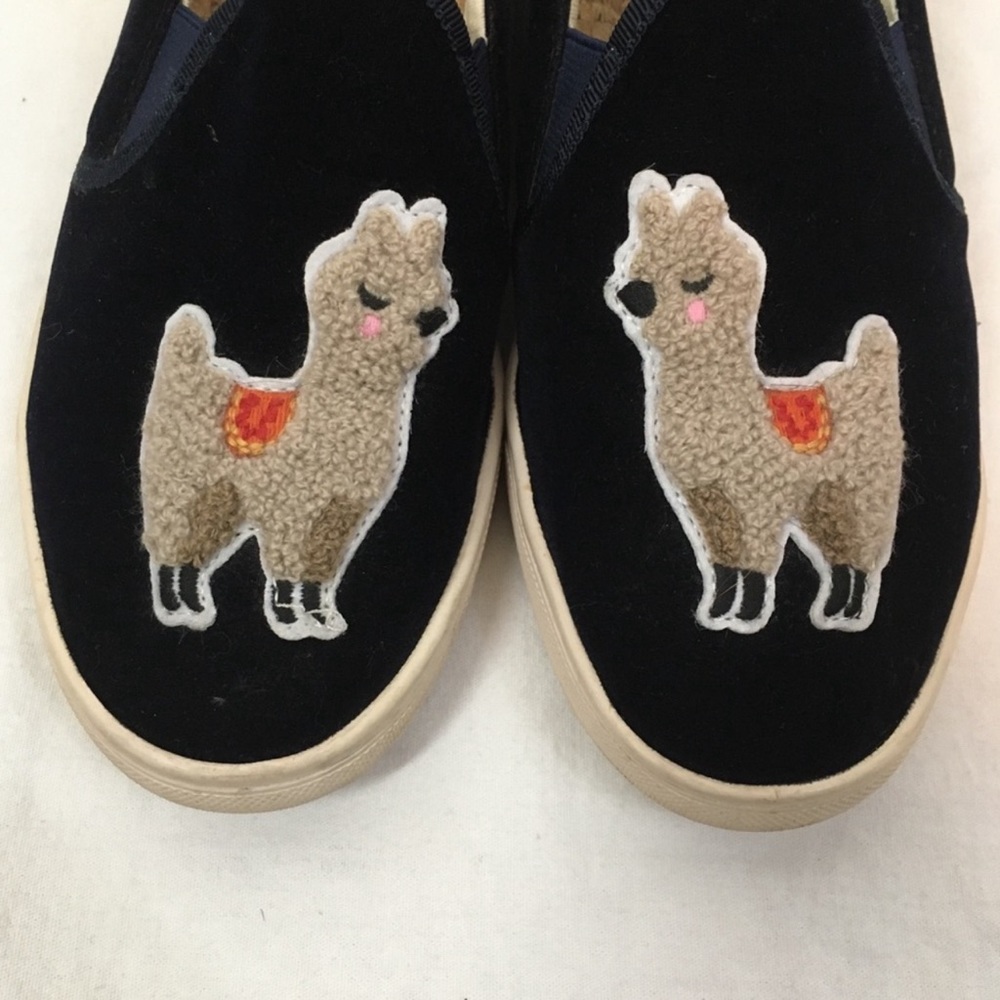 Soludos Velvet Llama Sneakers